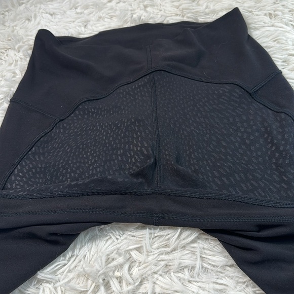 Lululemon Unlimit High Rise Short 8" *Mesh Black - Picture 2 of 5